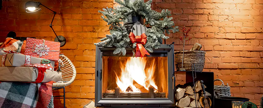 Travis Industries Linear Gas Fireplace Installation in Marion, Illinois