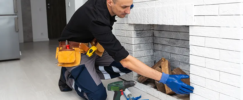 Fireplace Damaged Damper Frame Repair Services in Marion, Illinois