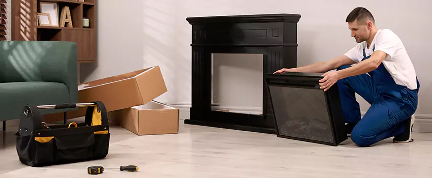 Old Rusted Metal Fireplace Repair And Replacement in Marion, IL