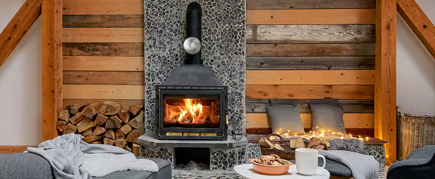 Thelin Hearth Products Direct Vent Gas Stove Fireplace Inspection in Marion, Illinois